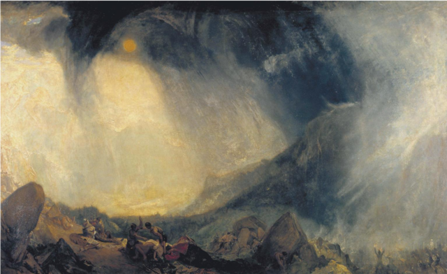 Turner, Tempête de neige (Hannibal)
