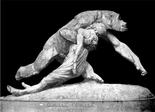 Frémiet, Gorille enlevant une n*