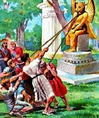 Asa goes to battle and destroys Idols