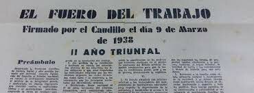 El Fuero del trabajo (marzo)