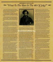 Frederick Douglass gives July 4th Speech