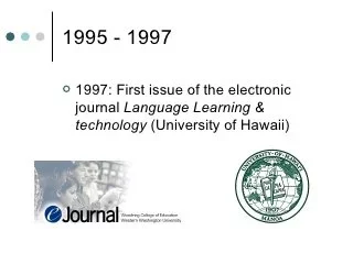 First issue of the on-line journal ALSIC in France (Chanier, ed.), Release of OSCAR by Language Publications Interactive