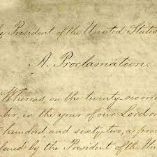 Emancipation proclamation