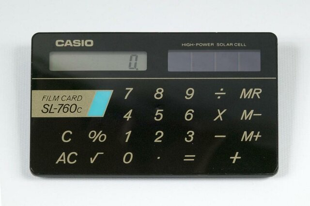 Solar Powered Calculator