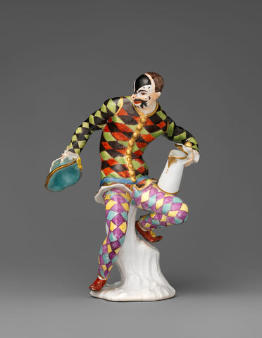 Johann Joachim Kändler's "Harlequin with Jug"
