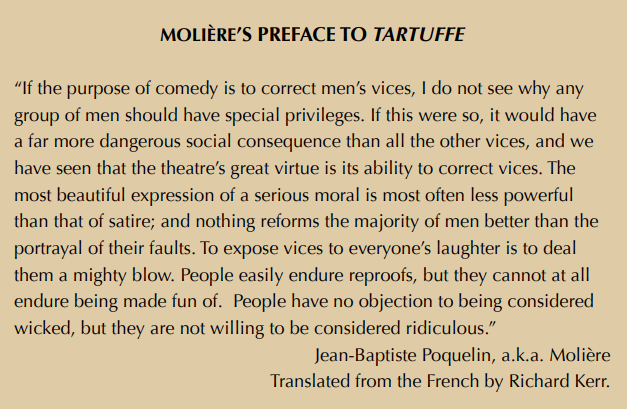 Molière's Preface to "Tartuffe"