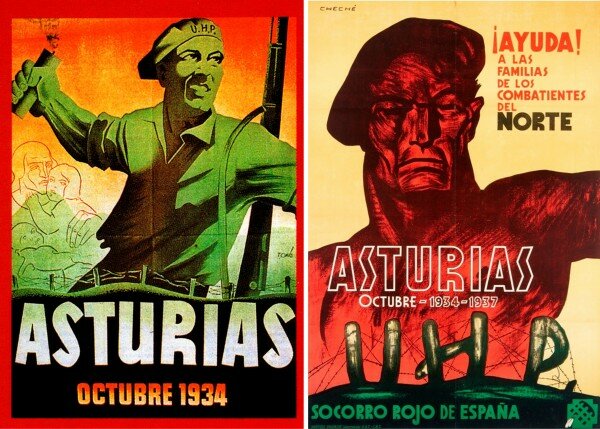 Revolución de octubre de Cataluña y Asturias.