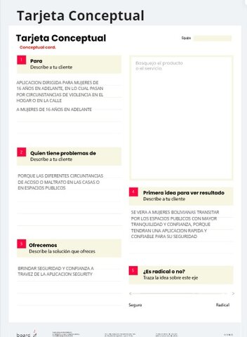 Tarjeta Conceptual