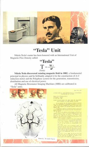'Tesla' Defined As a Unit of Measure