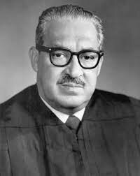 Thurgood Marshall appointed to the supreme court (white)