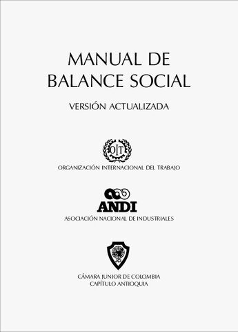Manual de Balance Social para Colombia