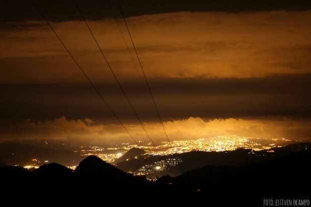 la inauguración del alumbrado eléctrico
