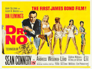 “Dr. No” the first James Bond movie premiers