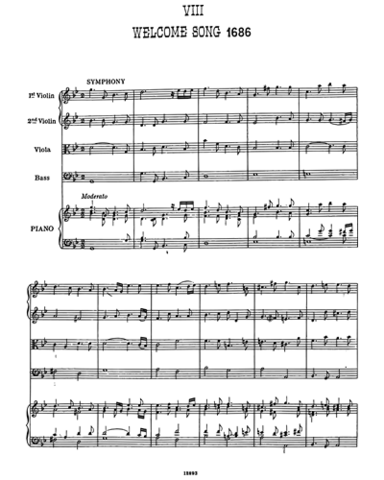 Ye tuneful Muses (Welcome Ode for James II)