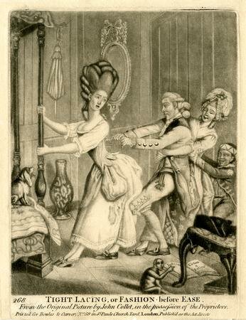 Caricature of Tightlacing