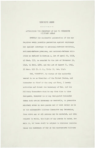 Executive Order 9066