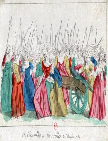 "To Versailles, to Versailles. The Women's march October 5, 1789"