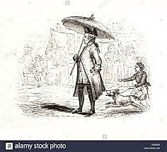 Jonah Hanway decided to carry umbrellas