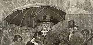 The umbrella in 1700s