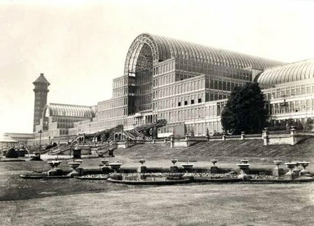 El Palacio de cristal de Paxton, de la exposición Universal Londres