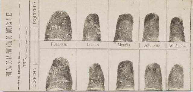 Fingerprints first used to solve crime