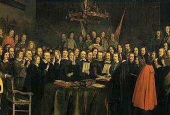 Paz de Westfalia : fin de las guerras de religión.