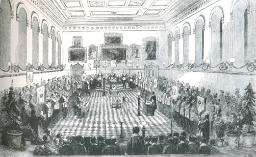 Fundación de la masonería en Londres