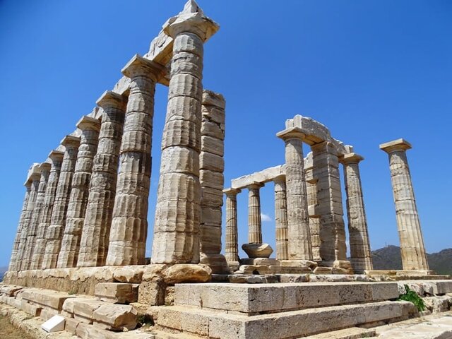 The Temple of Poseidon,Sounion