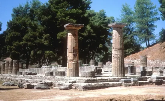 The Temple of Hera, Olympia