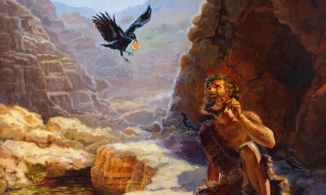 Elijah at the brook
