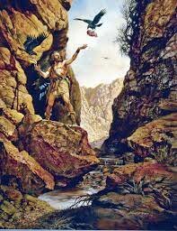 Elijah at the brook of Cherith