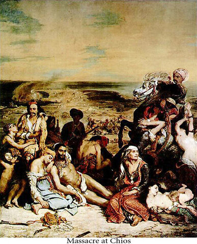 The Greek War of Independence (1821-1832) and the Chios Massacre (1822)