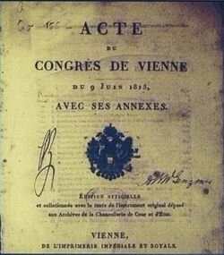 The Congress of Vienna (1814-1815) and the Final Act (1815)