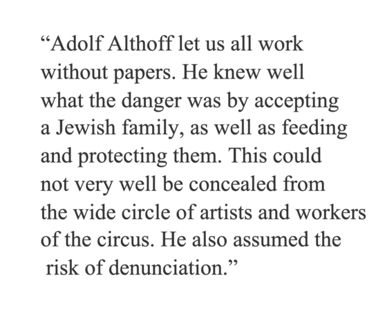 Irene Bento-Danner sauvée par Adolf Althoff