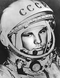 Russians send the first man into space