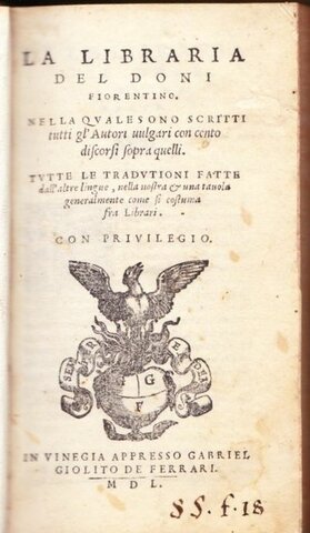 Prva nacionalna bibliografija na narodnom jeziku (Italija)