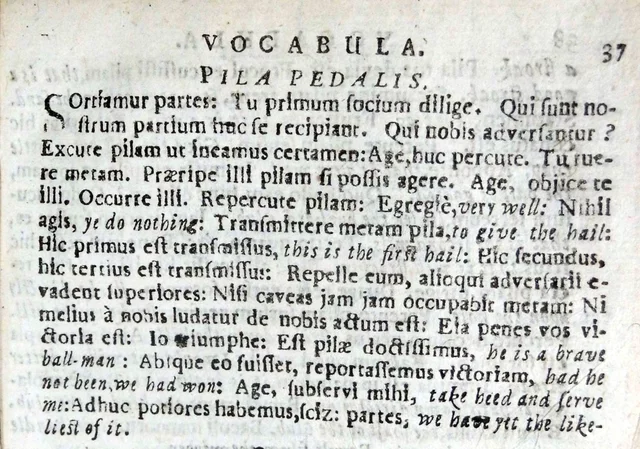 1691 Edition of David Wedderburn's 'Vocabula'