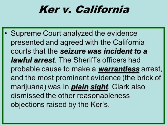 Ker v. California