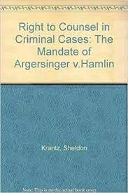 Argersinger vs Hamlin