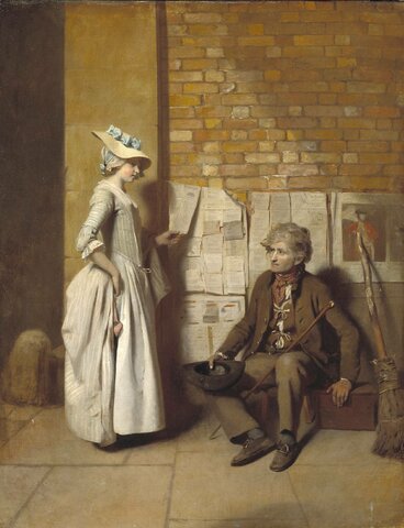 Henry Walton's "A Girl Buying a Ballad", London 1778