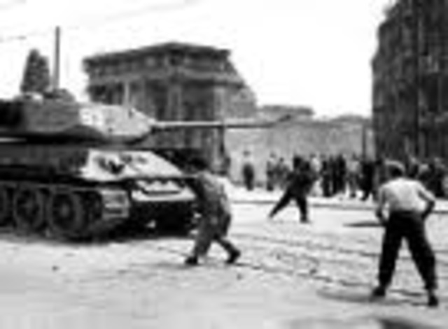 Soviets enter Berlin