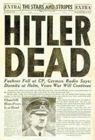 Hitler kills himself