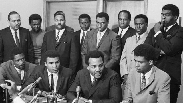 Boxer Muhammed Ali refuses military service