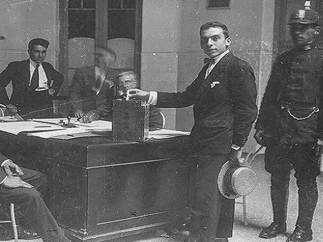 Sanción ley Saenz Peña