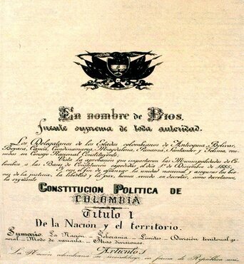 Constitución de la República de Colombia