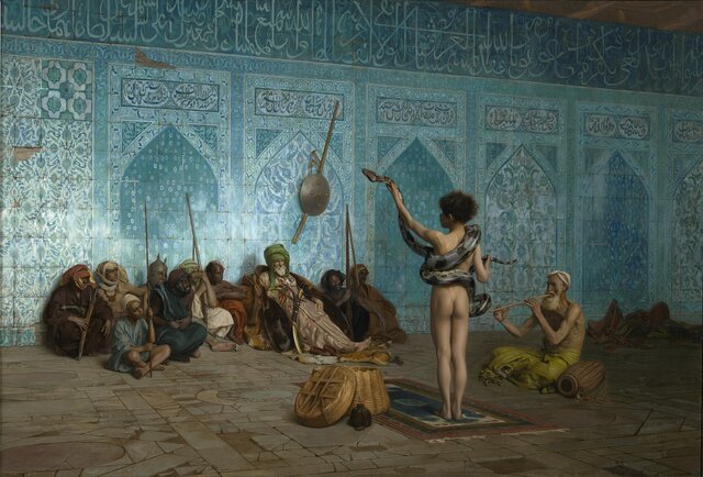 Jean-Léon Gérôme, “The Snake Charmer”.