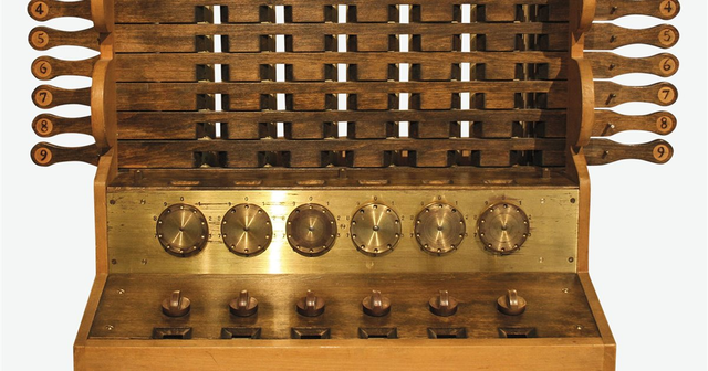 La primera calculadora de el mundo