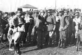 Desembarco de legionarios y regulares al mando de Franco