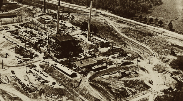 The beginning of an atomic bomb