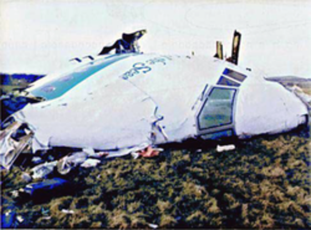 Pan Am flight 103 Bombed